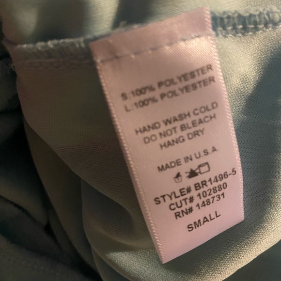 Pink Lily Blue Blush Pink and Blue Floral Romper with Wrap Top - Picture 4 of 9